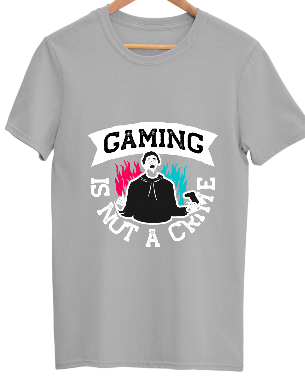 Gamer Unisex Cotton Round Neck T-shirt