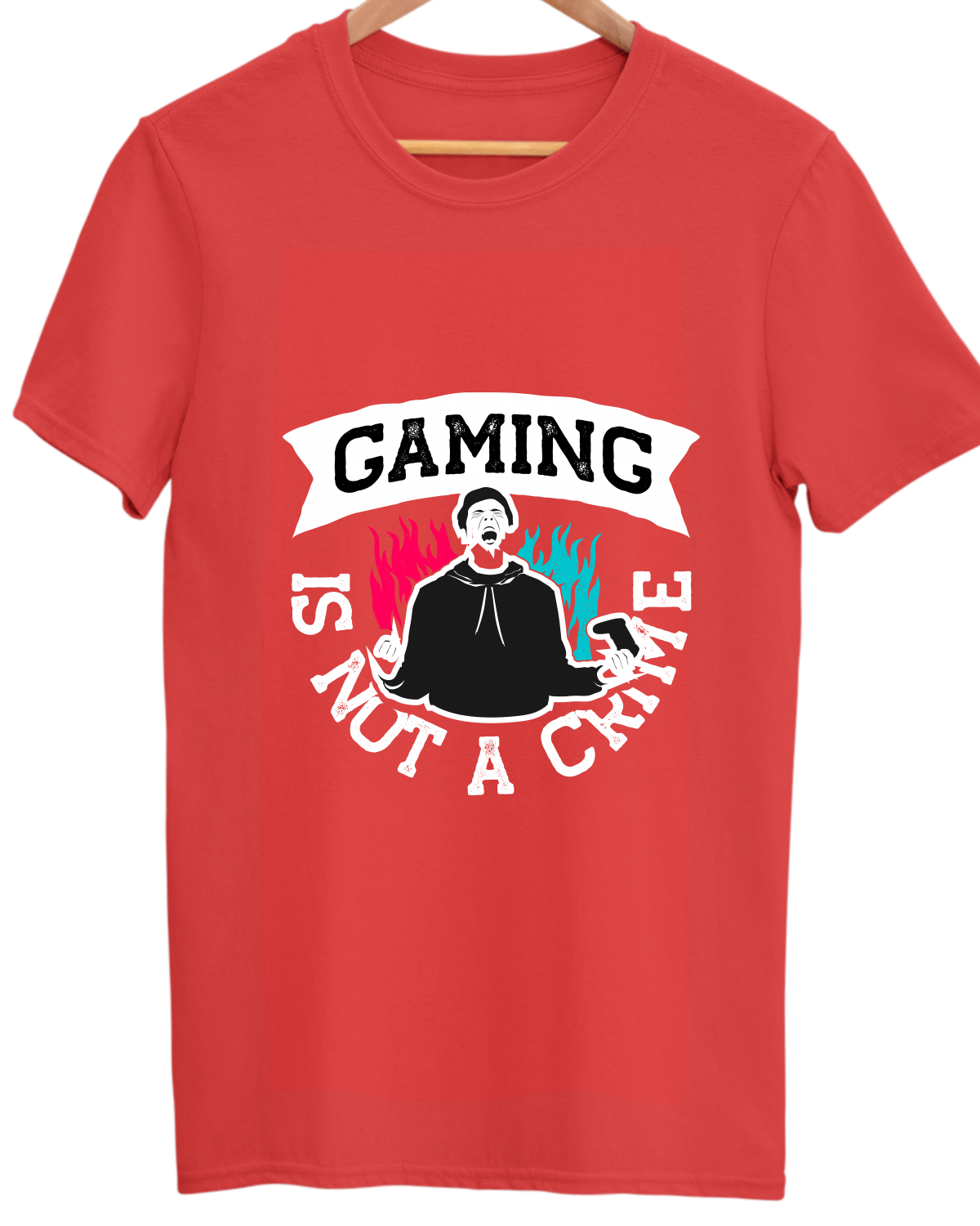 Gamer Unisex Cotton Round Neck T-shirt