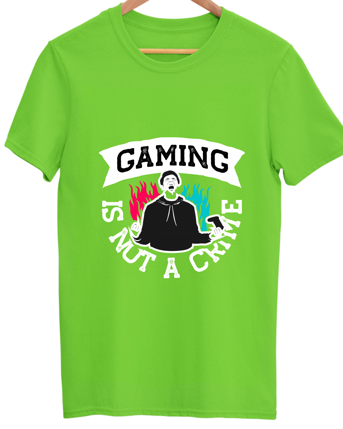 Gamer Unisex Cotton Round Neck T-shirt