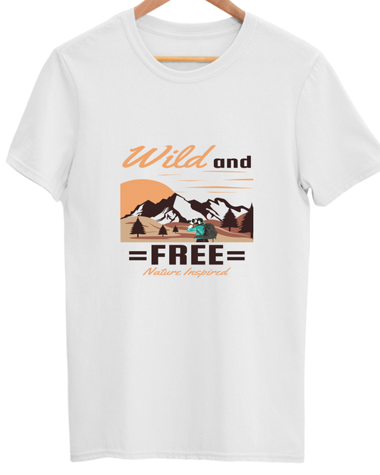 Adventure Unisex Cotton Round Neck T-shirt