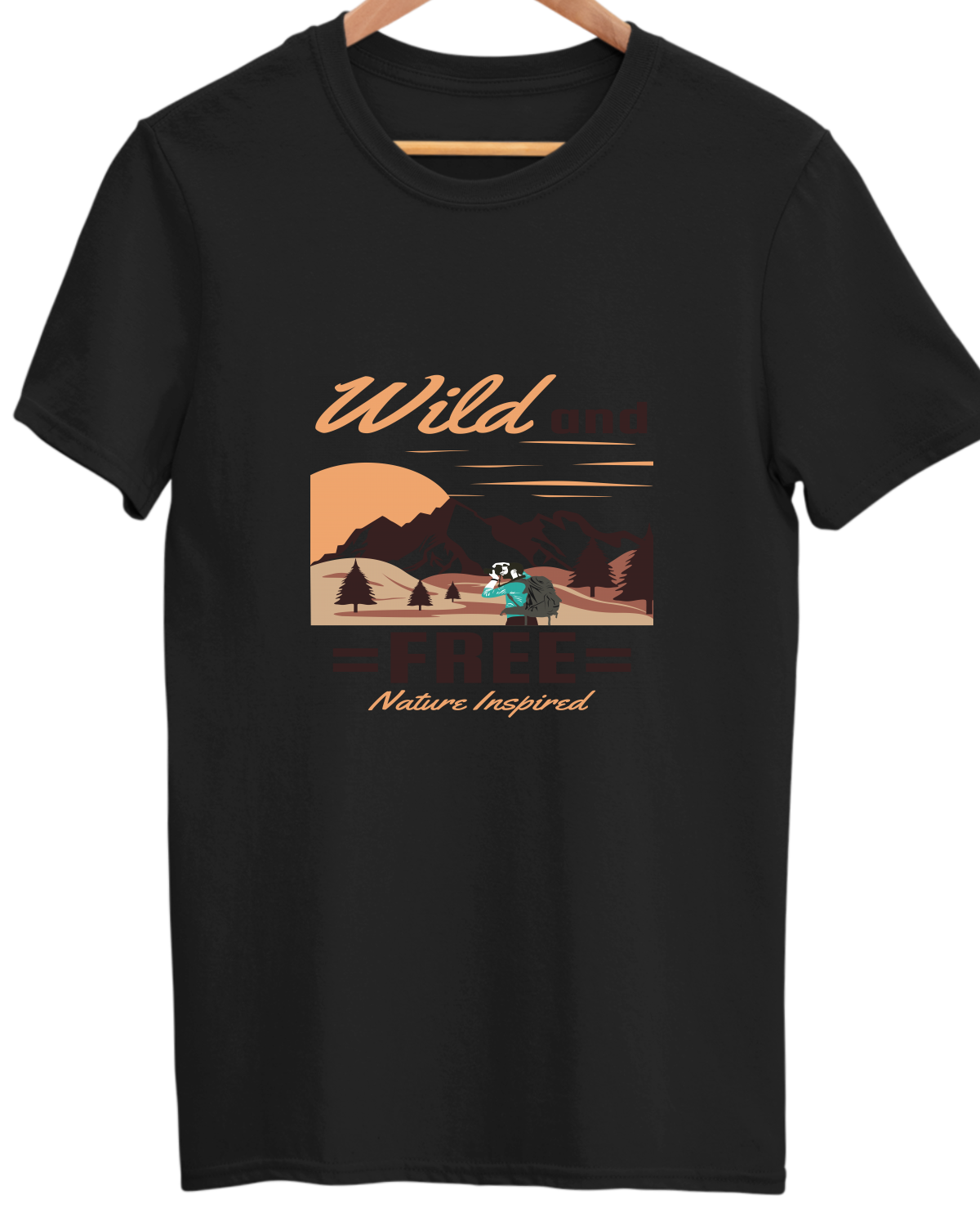 Adventure Unisex Cotton Round Neck T-shirt