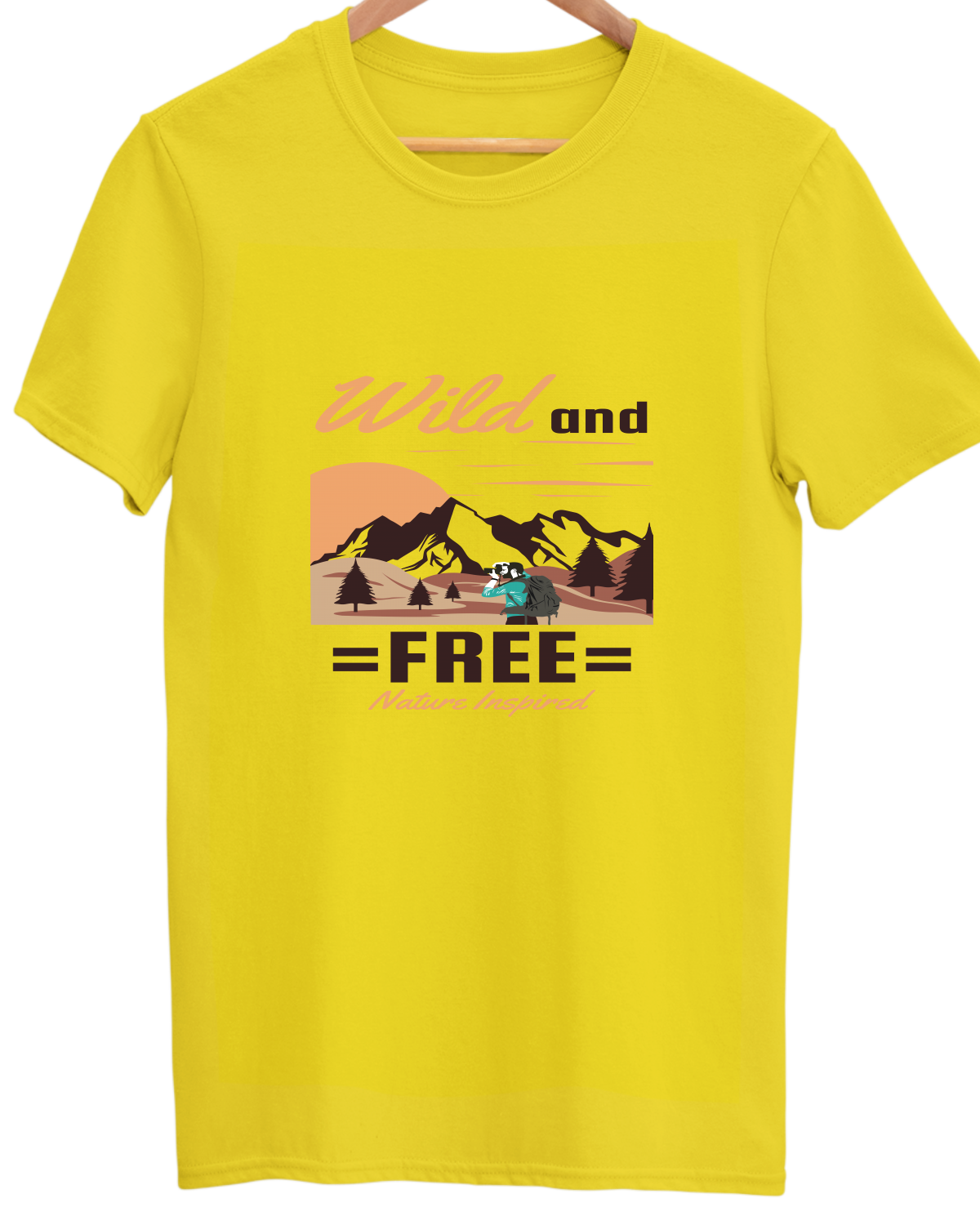 Adventure Unisex Cotton Round Neck T-shirt