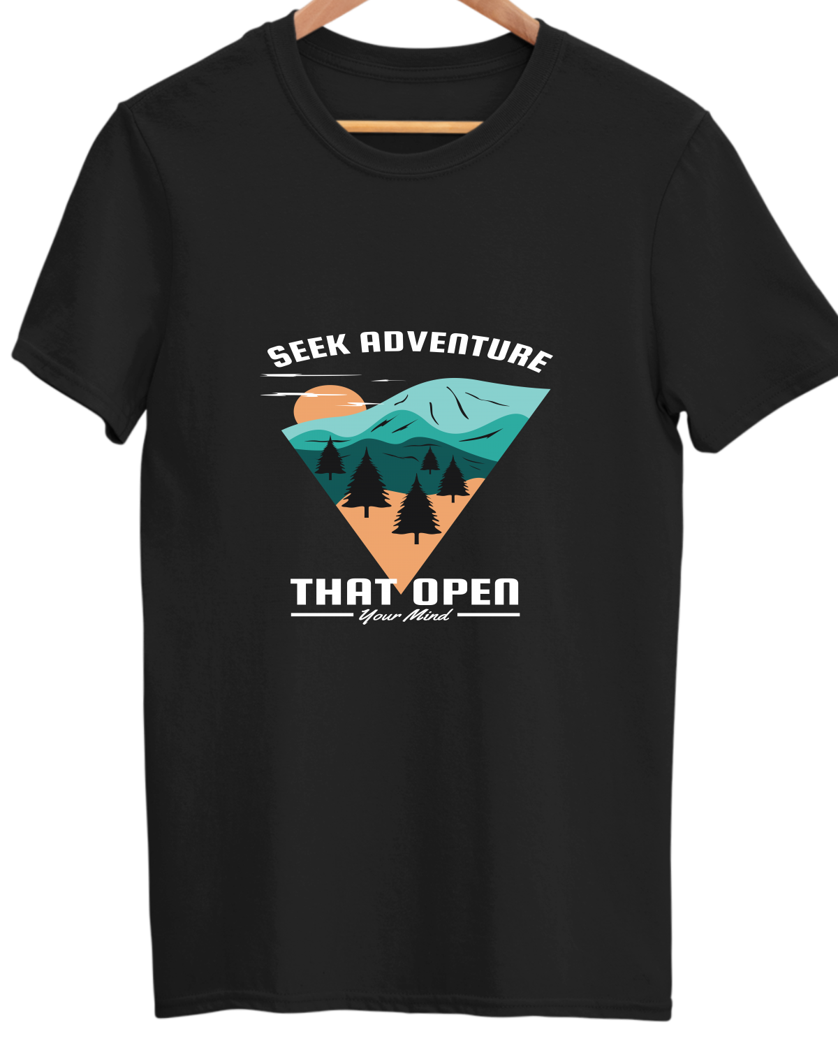 Adventure Unisex Cotton Round Neck T-shirt