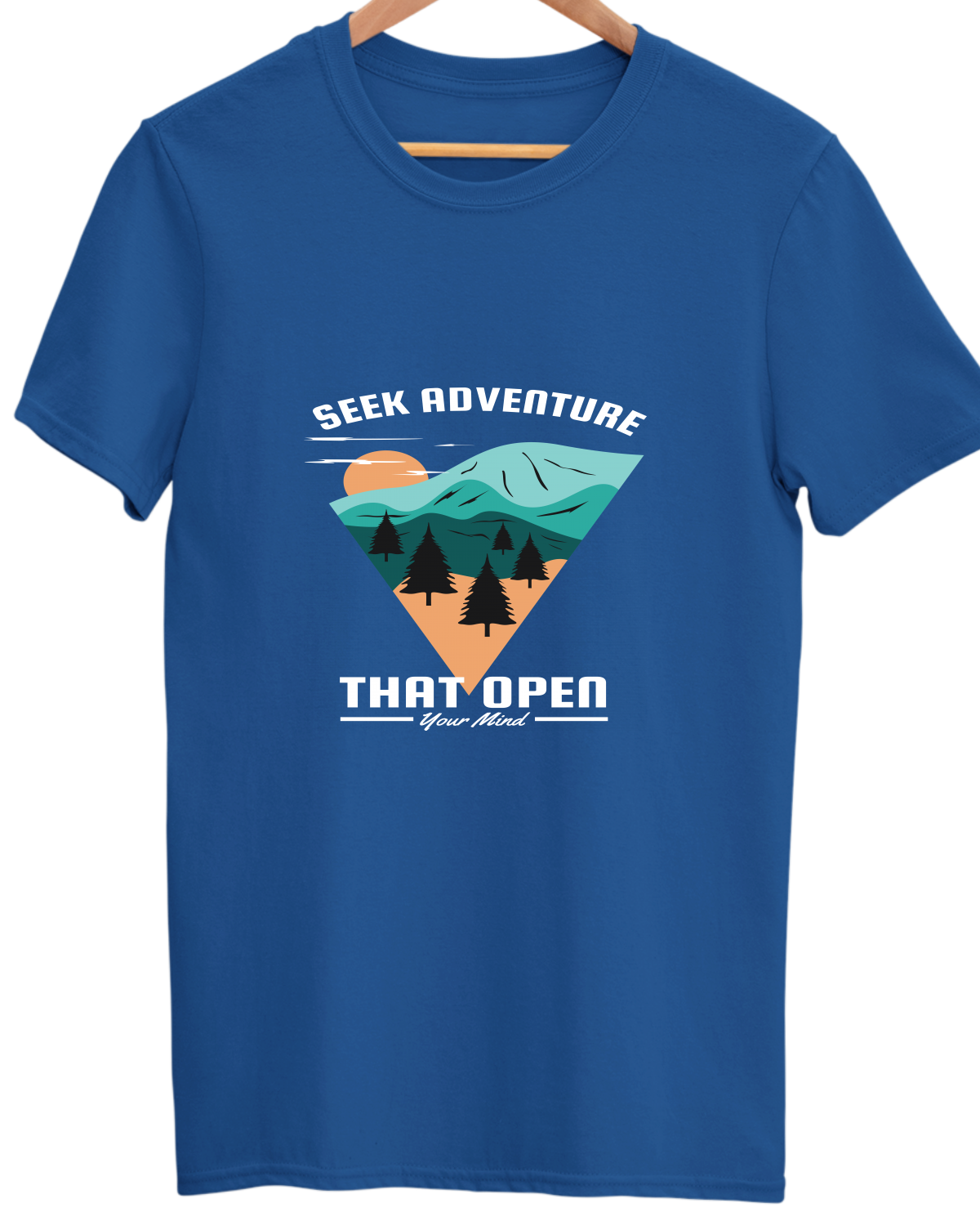 Adventure Unisex Cotton Round Neck T-shirt