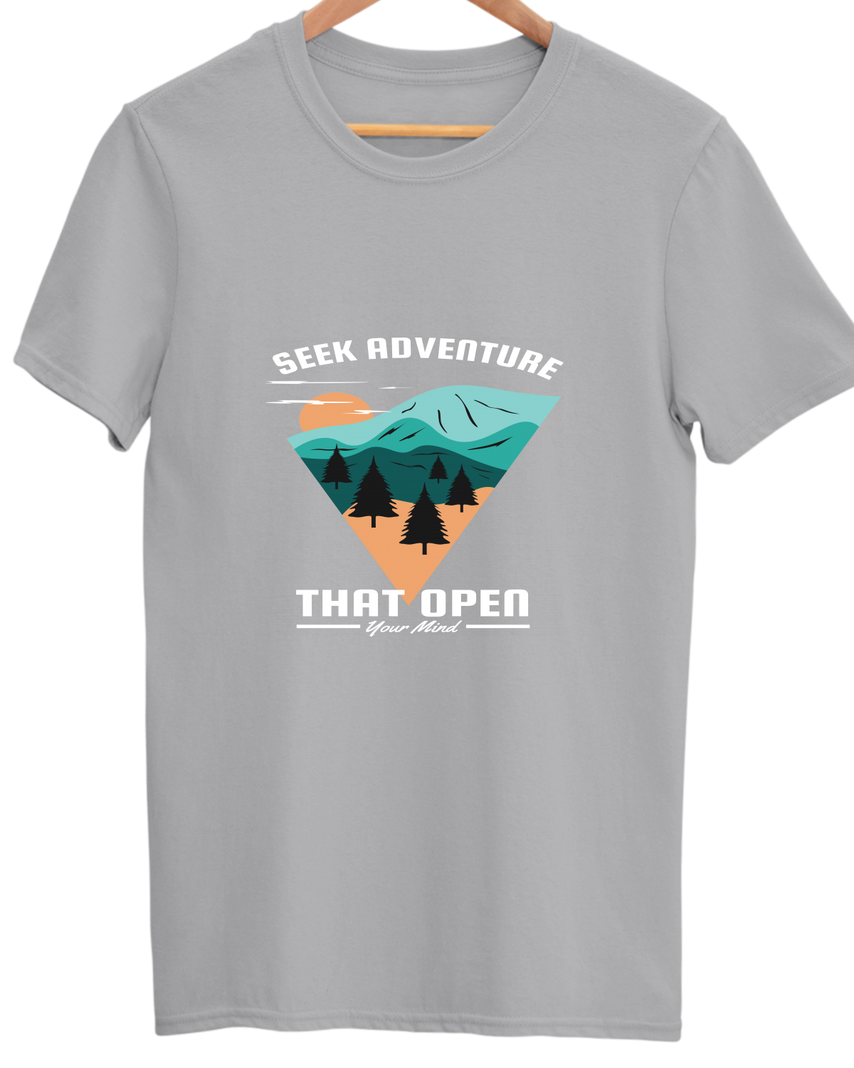 Adventure Unisex Cotton Round Neck T-shirt