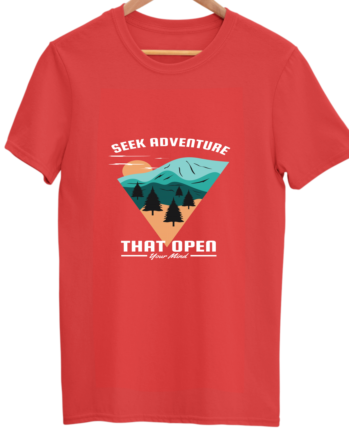 Adventure Unisex Cotton Round Neck T-shirt