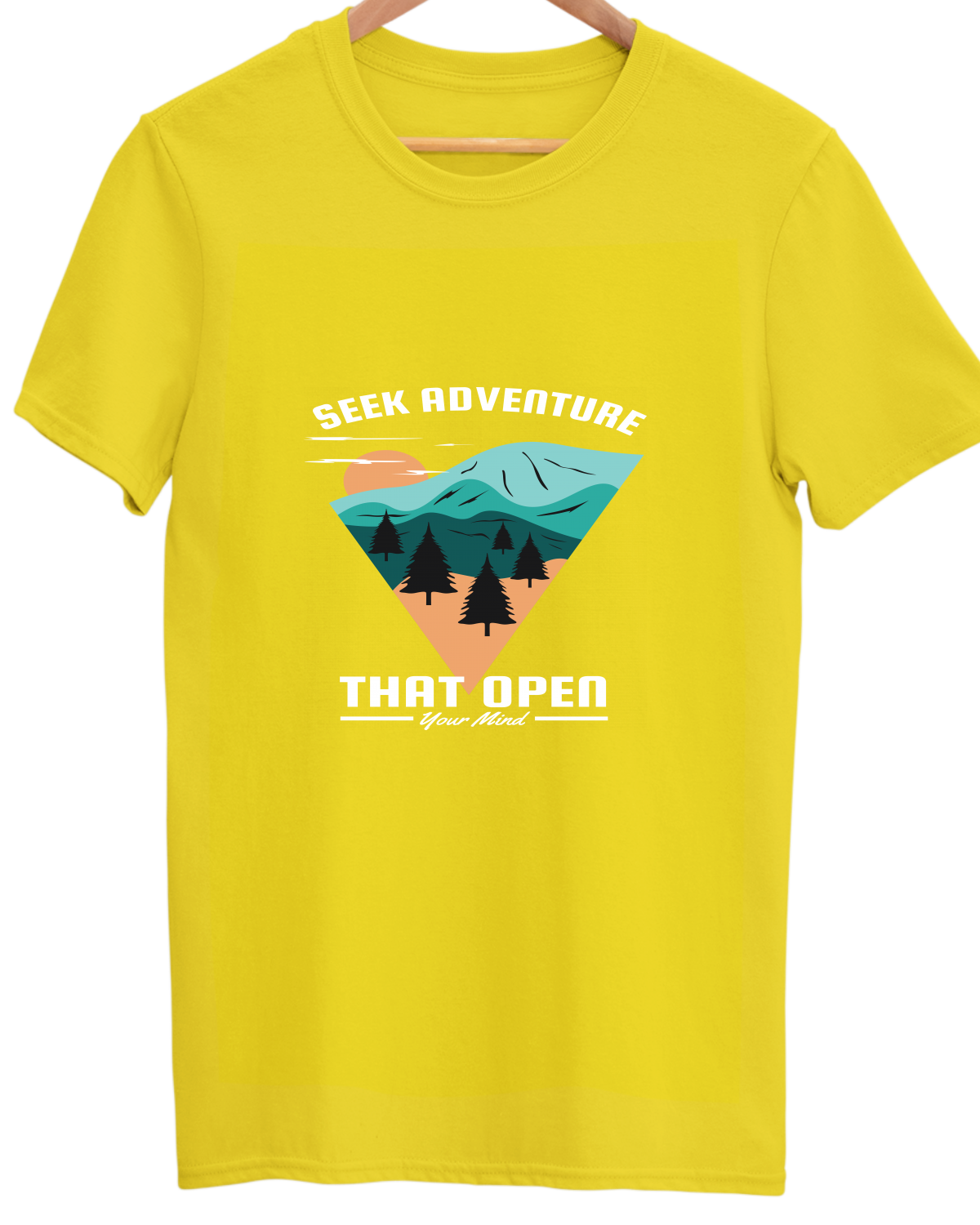 Adventure Unisex Cotton Round Neck T-shirt