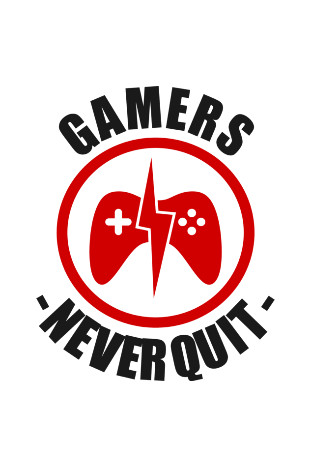Men’s  Gamer Full Sleeve - T Shirt - Never Quit