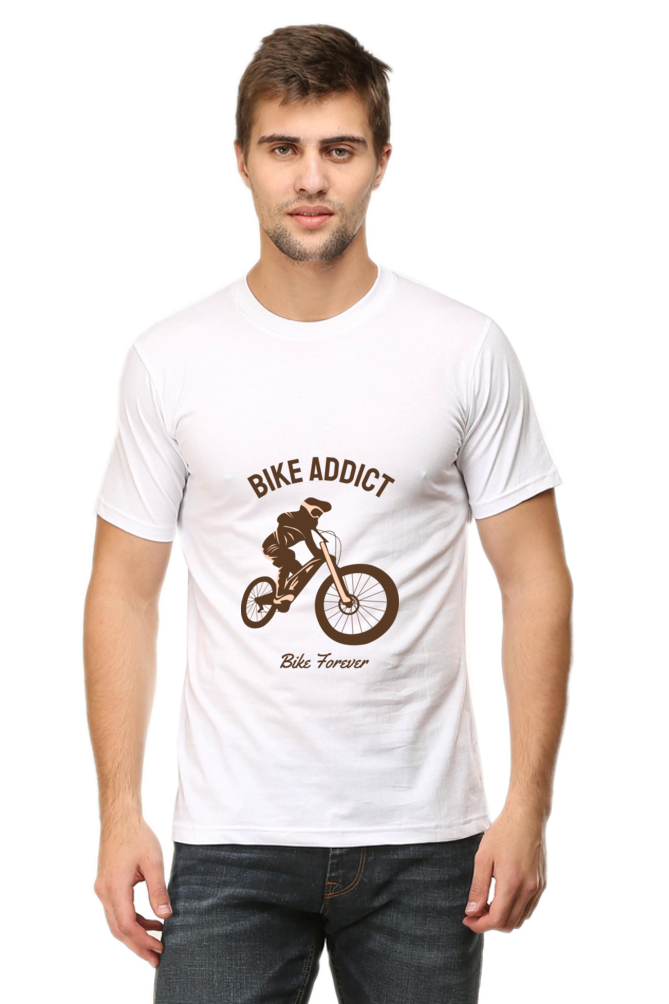 Men's BMX Cotton Round Neck T-Shirt - addict