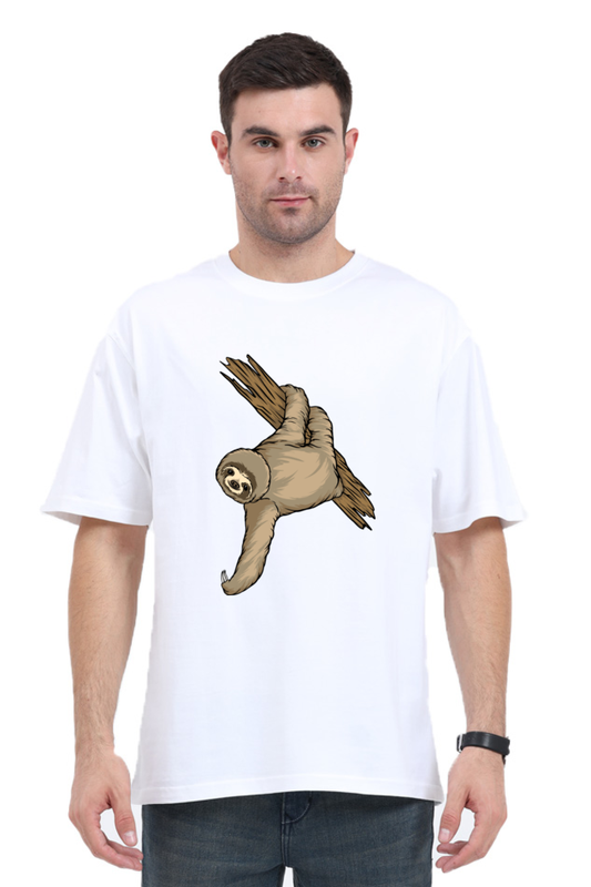 Men Sloth Oversized Classic T Shirt  - filmy