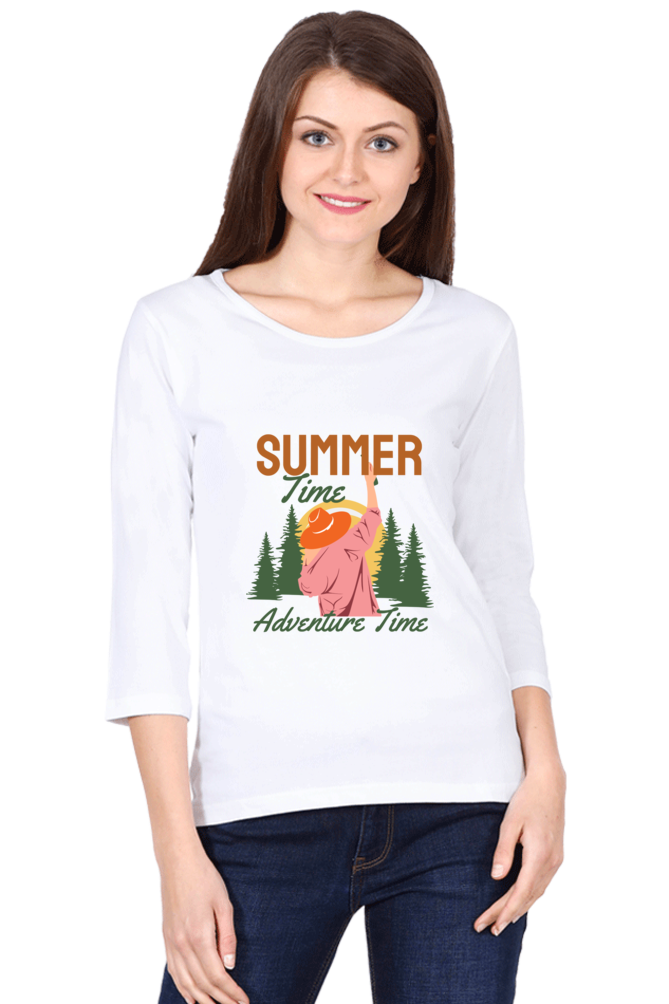 Women’s Full Sleeves Summer T-Shirts -  Adventure