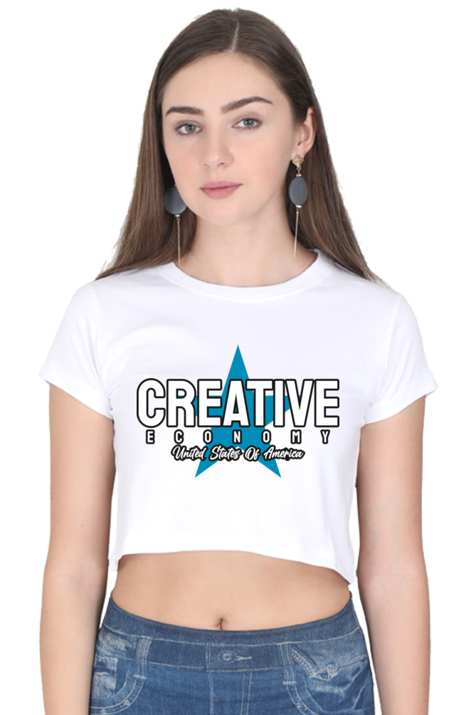 Women's Crop Top - Creative