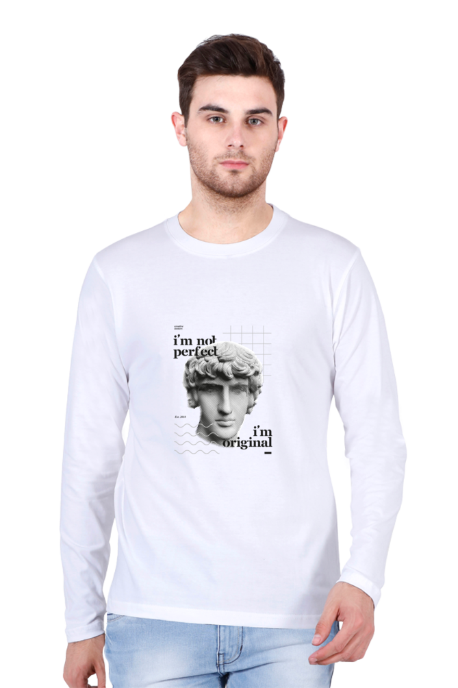 Round Neck Half-Sleeves - not perfect but original - T-Shirt
