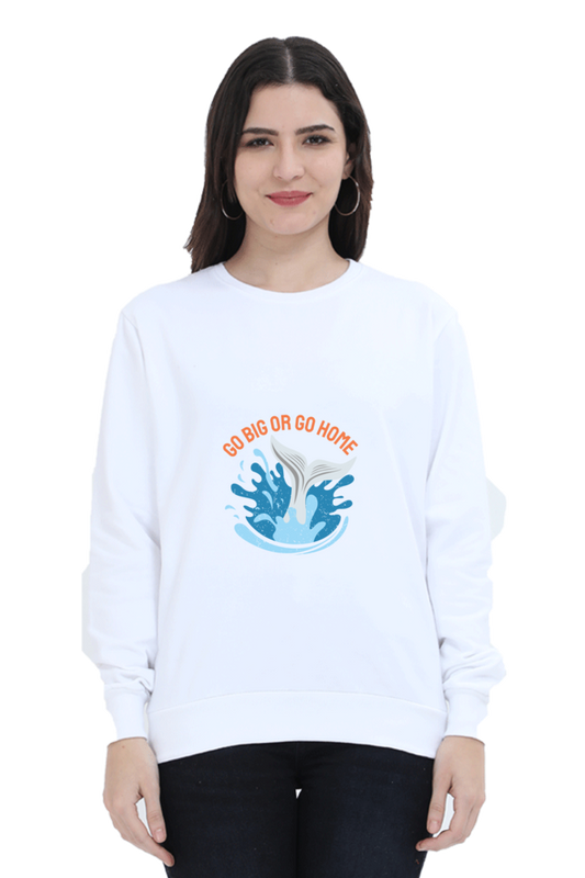 Women Swimming Sweatshirt - Go Home
