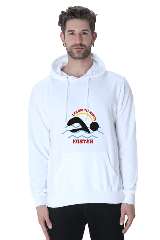 Men's  Swimming Sweatshirts Hoodie - Faster