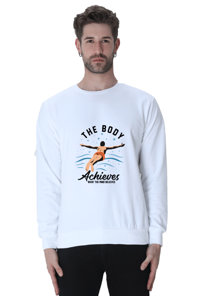 Men Swimming Sweatshirt - Achieves