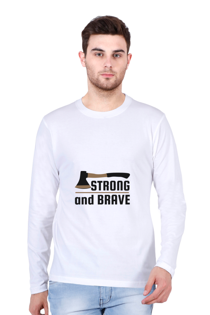 Men’s  Adventure Full Sleeve - T Shirt - brave