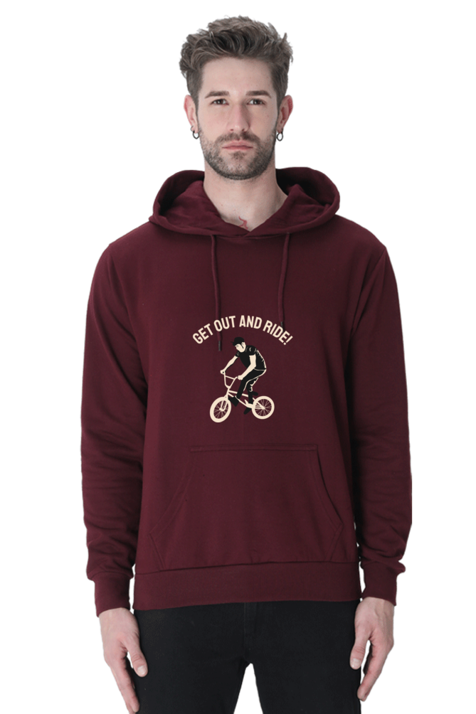 Men's  Rider Sweatshirts Hoodie - get out
