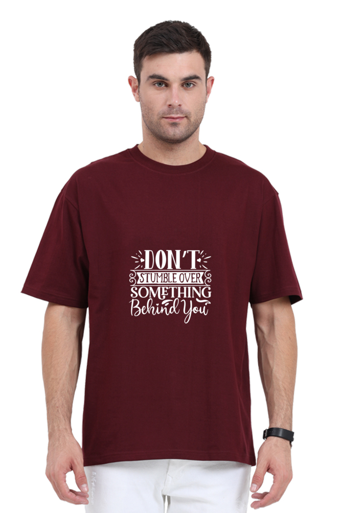 Men Motivational Oversized Classic T Shirt  - Stumble