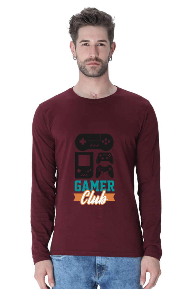 Men’s  Gamer Full Sleeve - T Shirt - Club