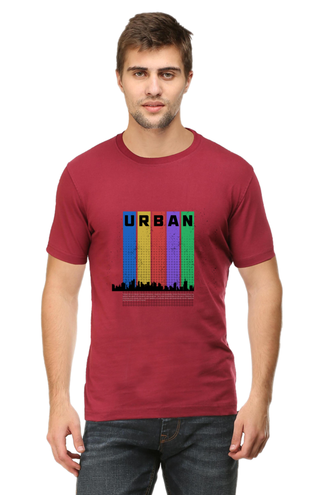 Urban Unisex Cotton Round Neck T-shirt