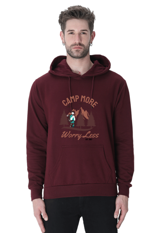 Men's  Adventure Sweatshirts Hoodie - worryless