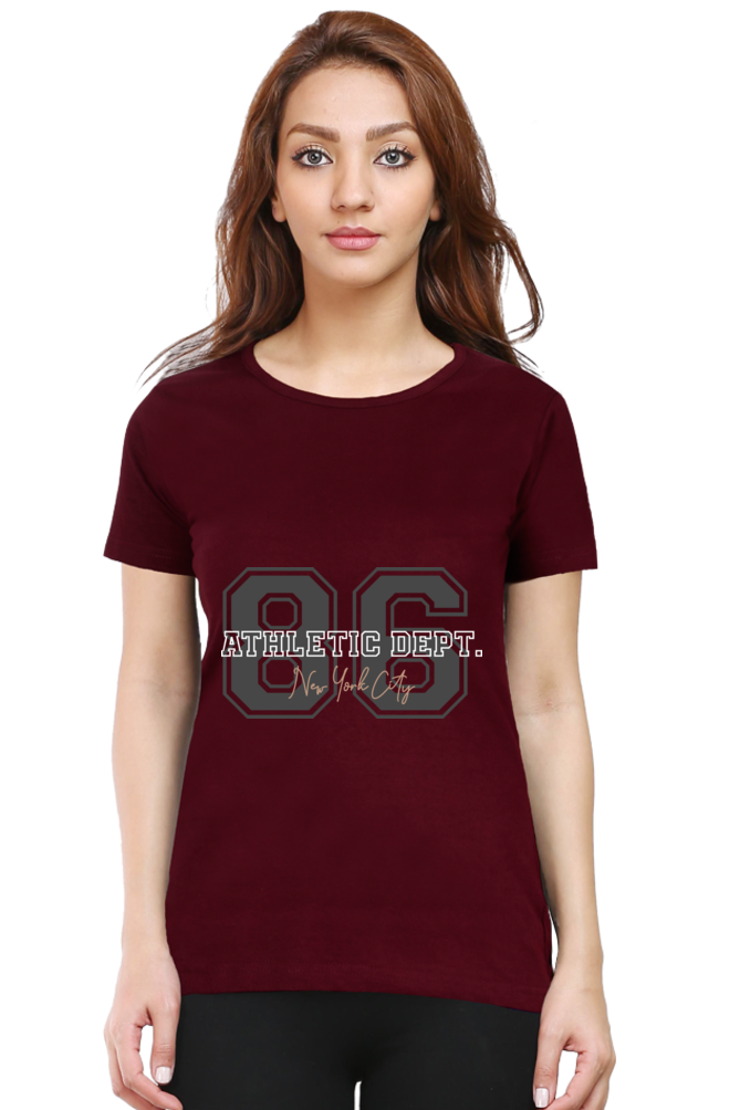 Women’s Round Neck Printed Urban  T-Shirts - New York City