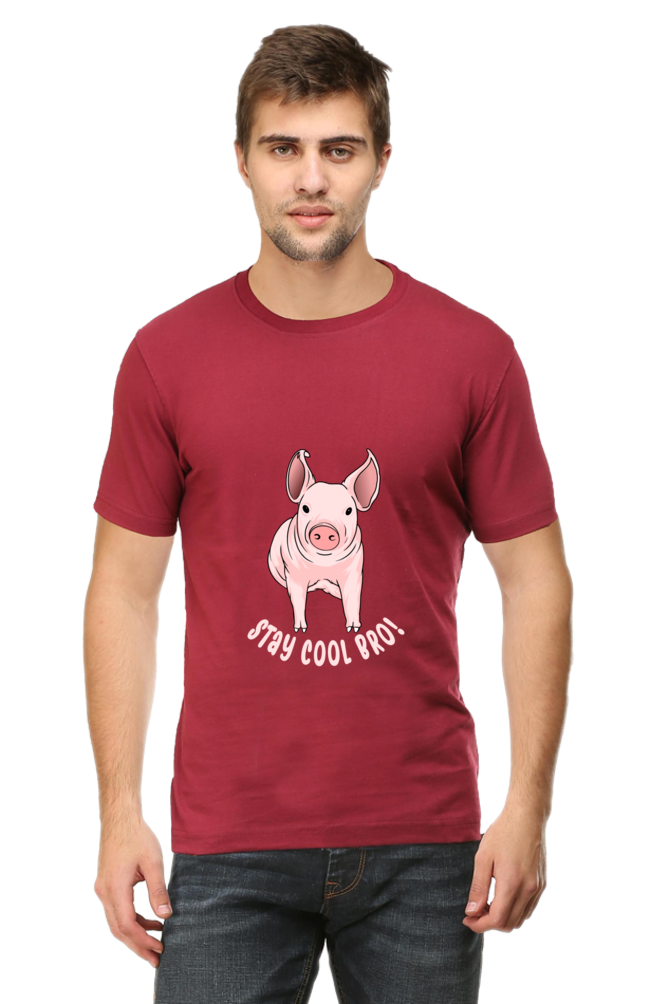 Men's Funny & Queen SVG Round Neck T-Shirt - cool