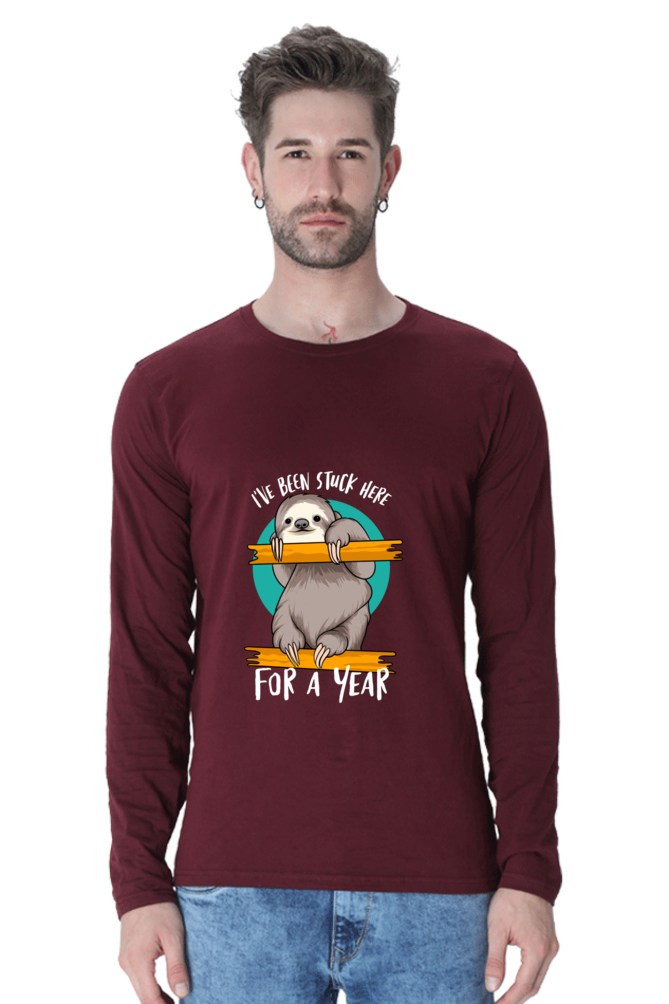 Men’s  Funny & Queen SVG Full Sleeve - T Shirt - stuck