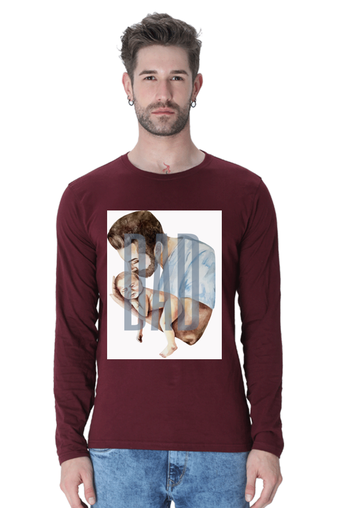 Men’s Full Sleeve - T Shirt- DAD & New Born