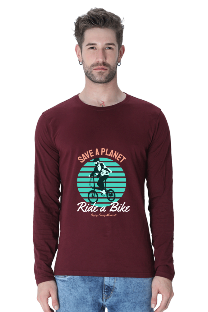 Men’s  BMX Full Sleeve - T Shirt - ride bike