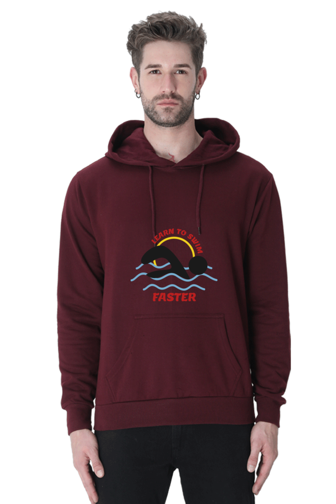 Men's  Swimming Sweatshirts Hoodie - Faster