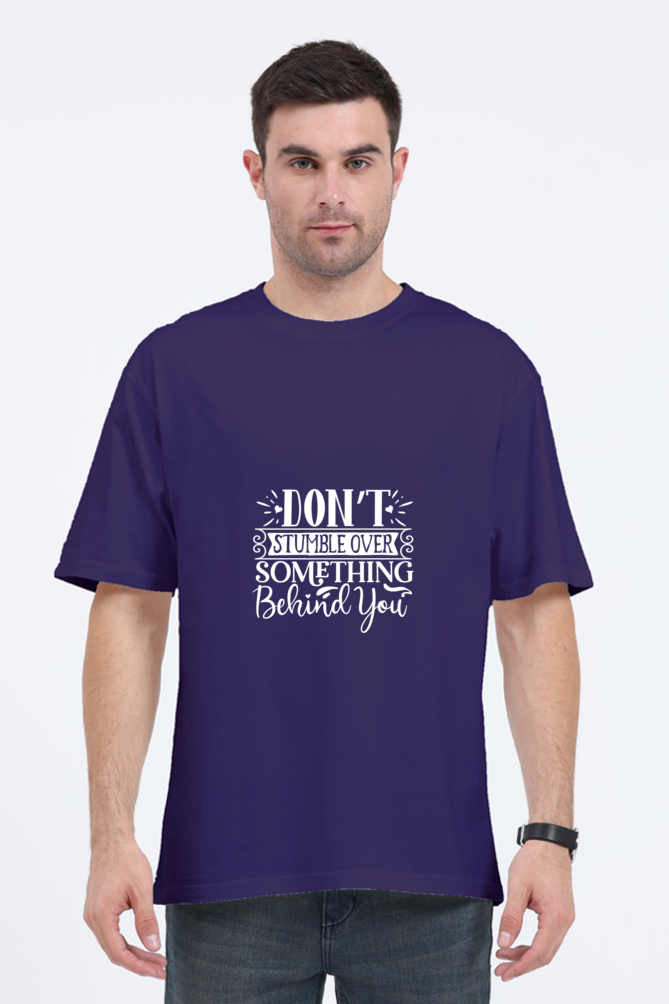 Men Motivational Oversized Classic T Shirt  - Stumble