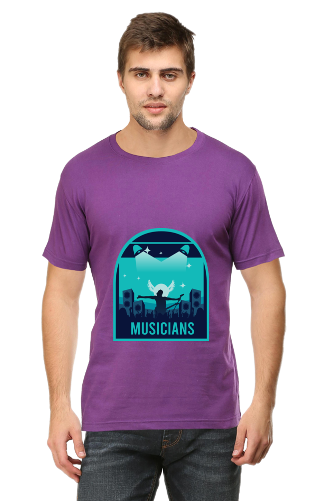 Music Unisex Cotton Round Neck T-shirt - Musicians