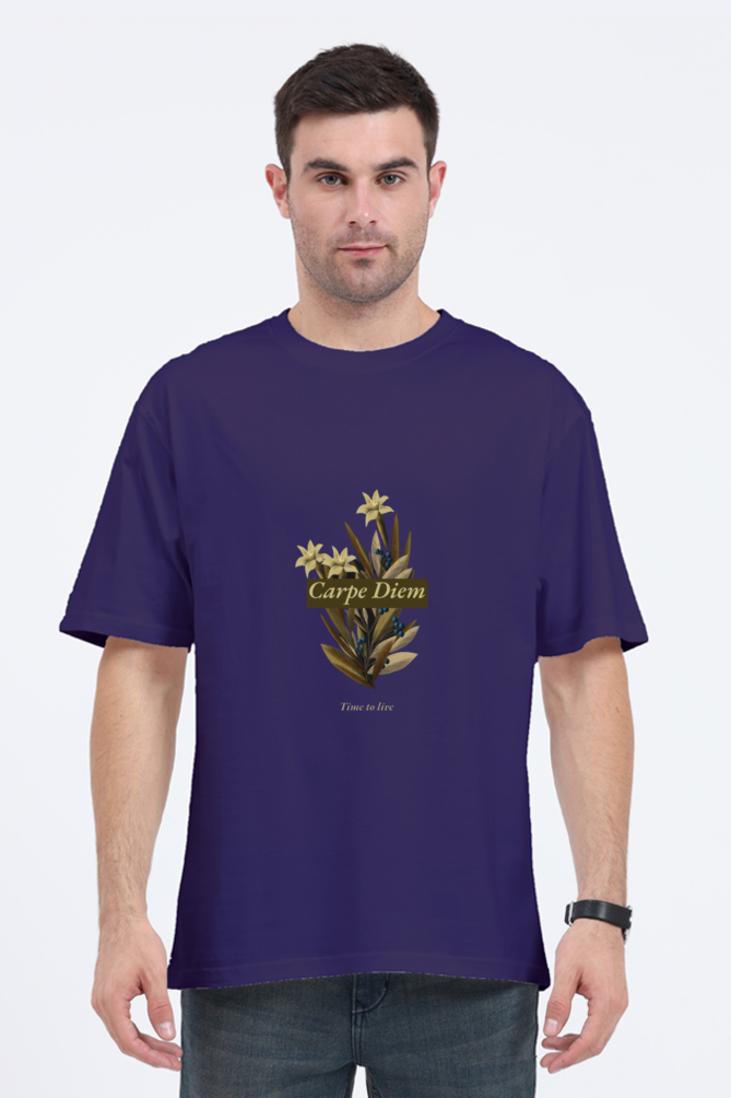 Men Motivational Oversized Classic T Shirt  - Diem