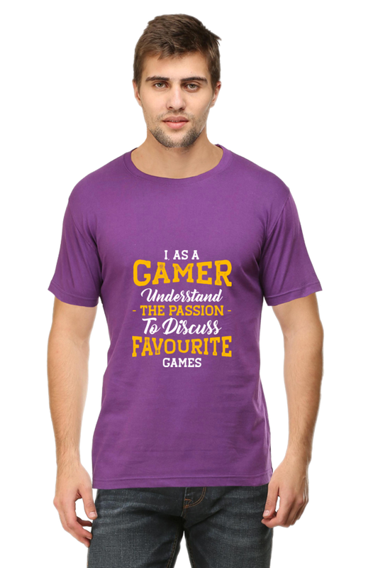 Gamer Unisex Cotton Round Neck T-shirt - The Passion