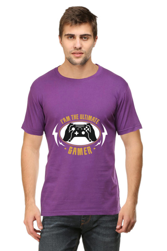 Gamer Unisex Cotton Round Neck T-shirt - Ultimate