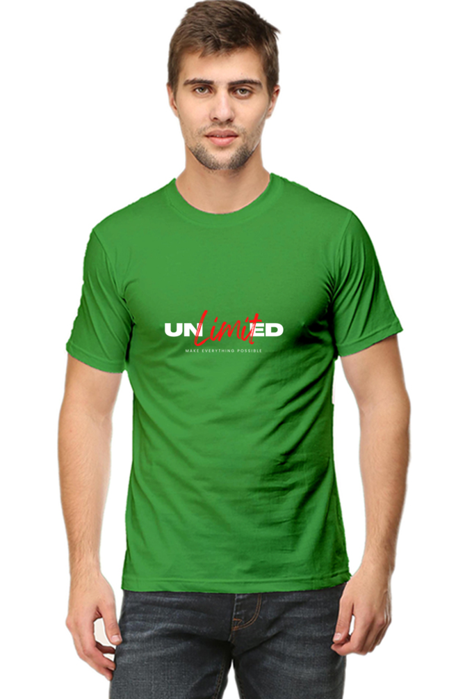 Motivational Unisex Cotton Round Neck T-shirt