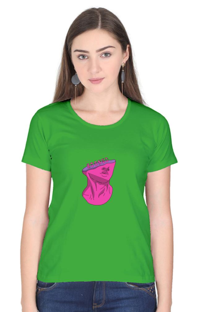 Women’s Round Neck Stones T-Shirts - Stoned Head