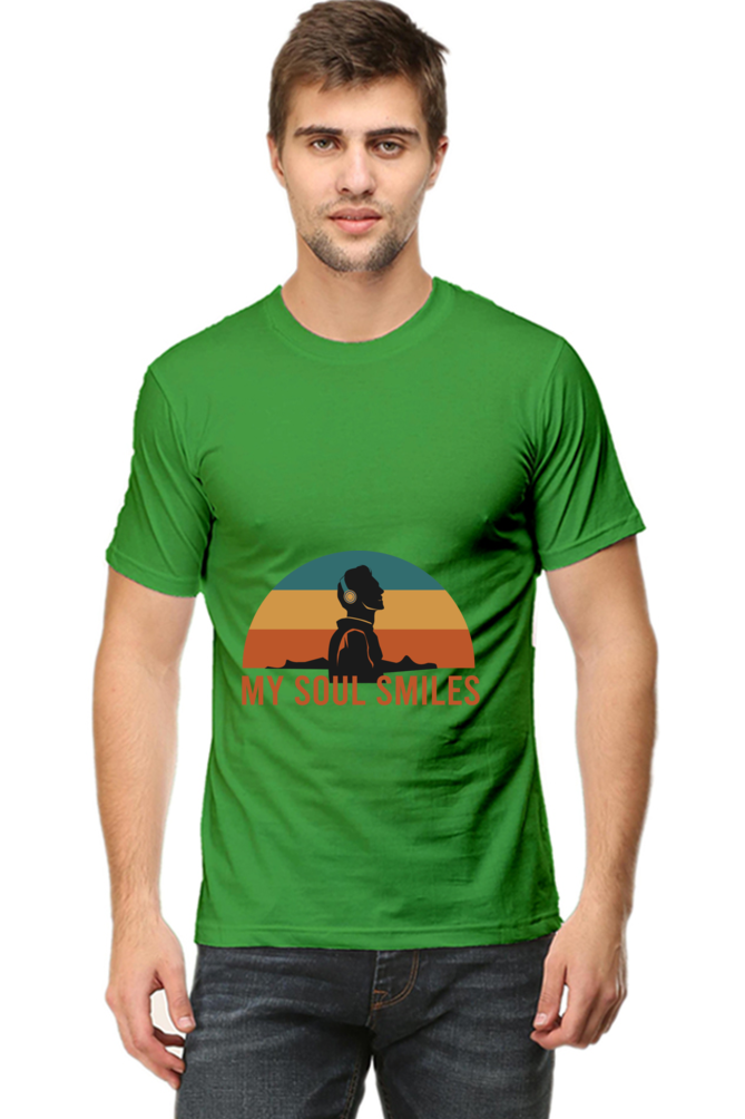 Music Unisex Cotton Round Neck T-shirt -  Soul Smiles