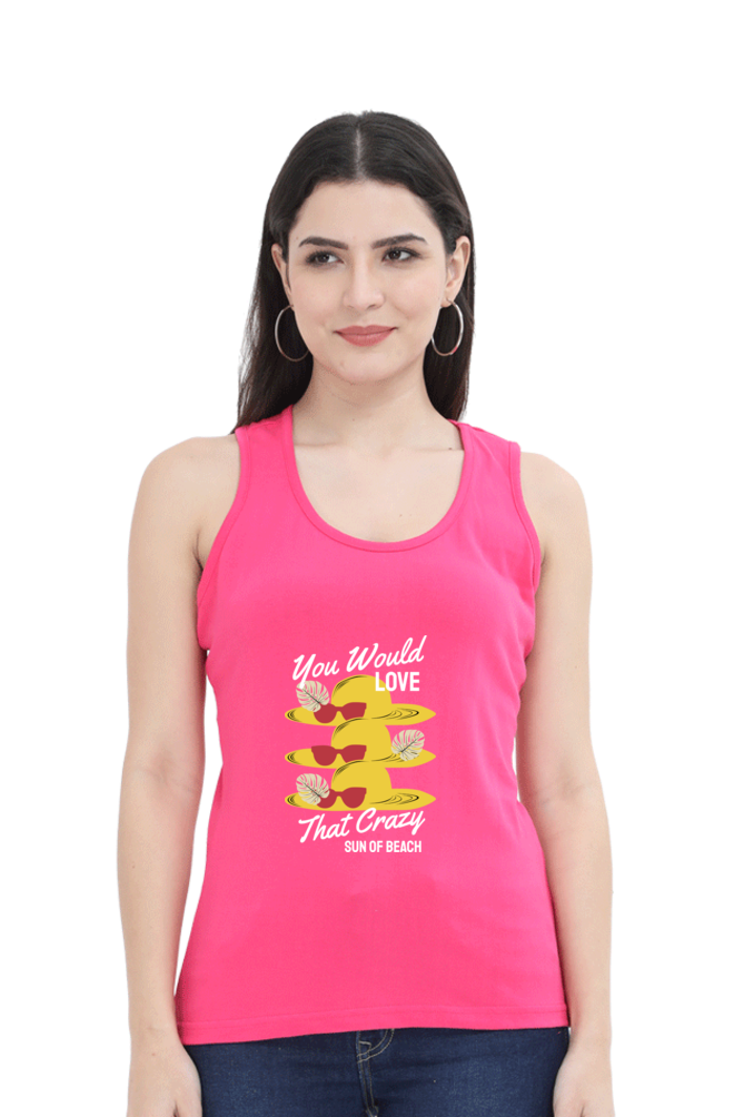 Women Summer Tank Top -  Crazy