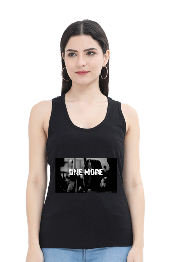 Women Minimalistic Tank Top -  One More