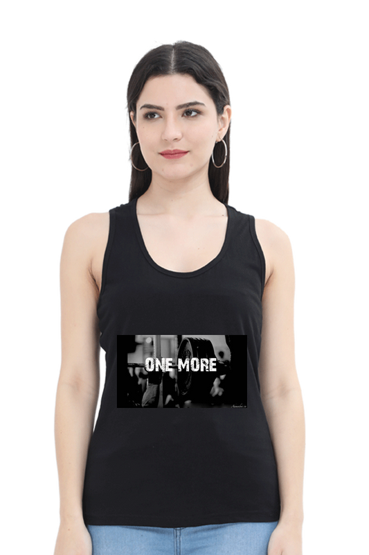 Women Minimalistic Tank Top -  One More