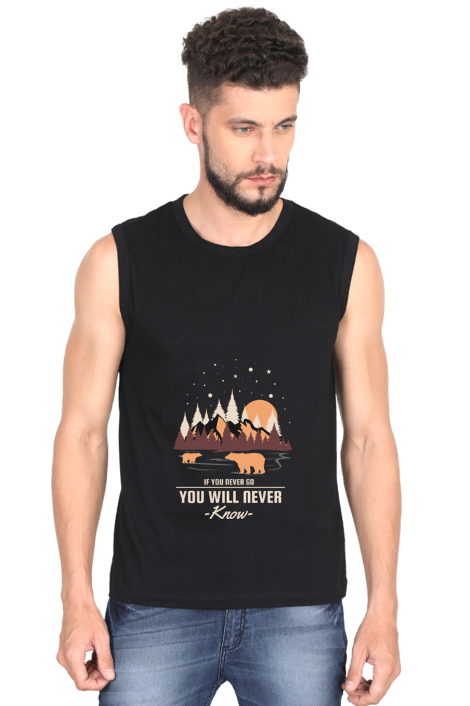 Men’s Adventure Gym Vest - never know