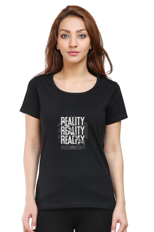 Women’s Round Neck Stones T-Shirts - Reality