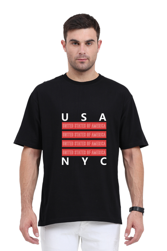 Urban Unisex Cotton Round Neck T-shirt - NYC