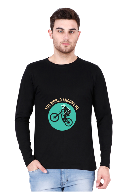 Men's BMX Full sleeve T-Shirt - world
