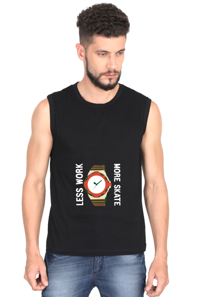Men’s Skateboard Gym Vest - Less Work