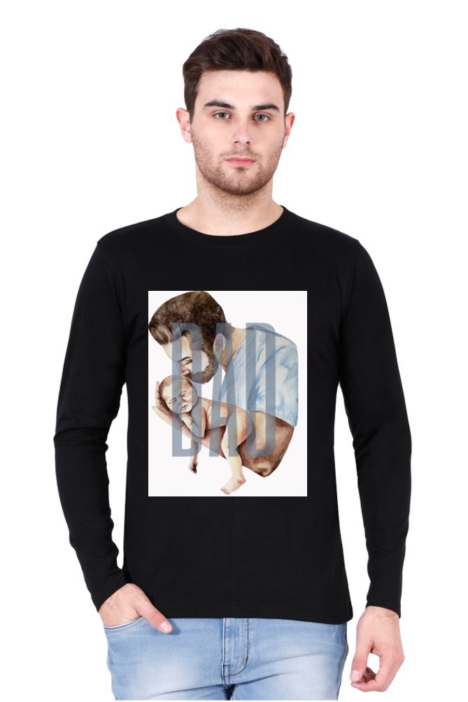 Men’s Full Sleeve - T Shirt- DAD & New Born