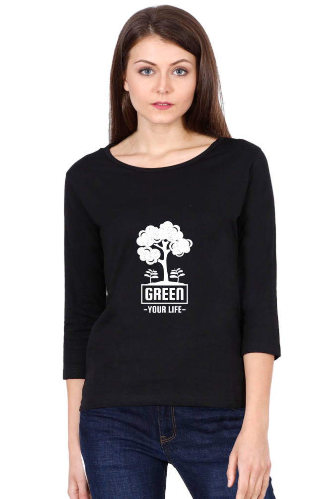Women’s Full Sleeves Gardening T-Shirts - life